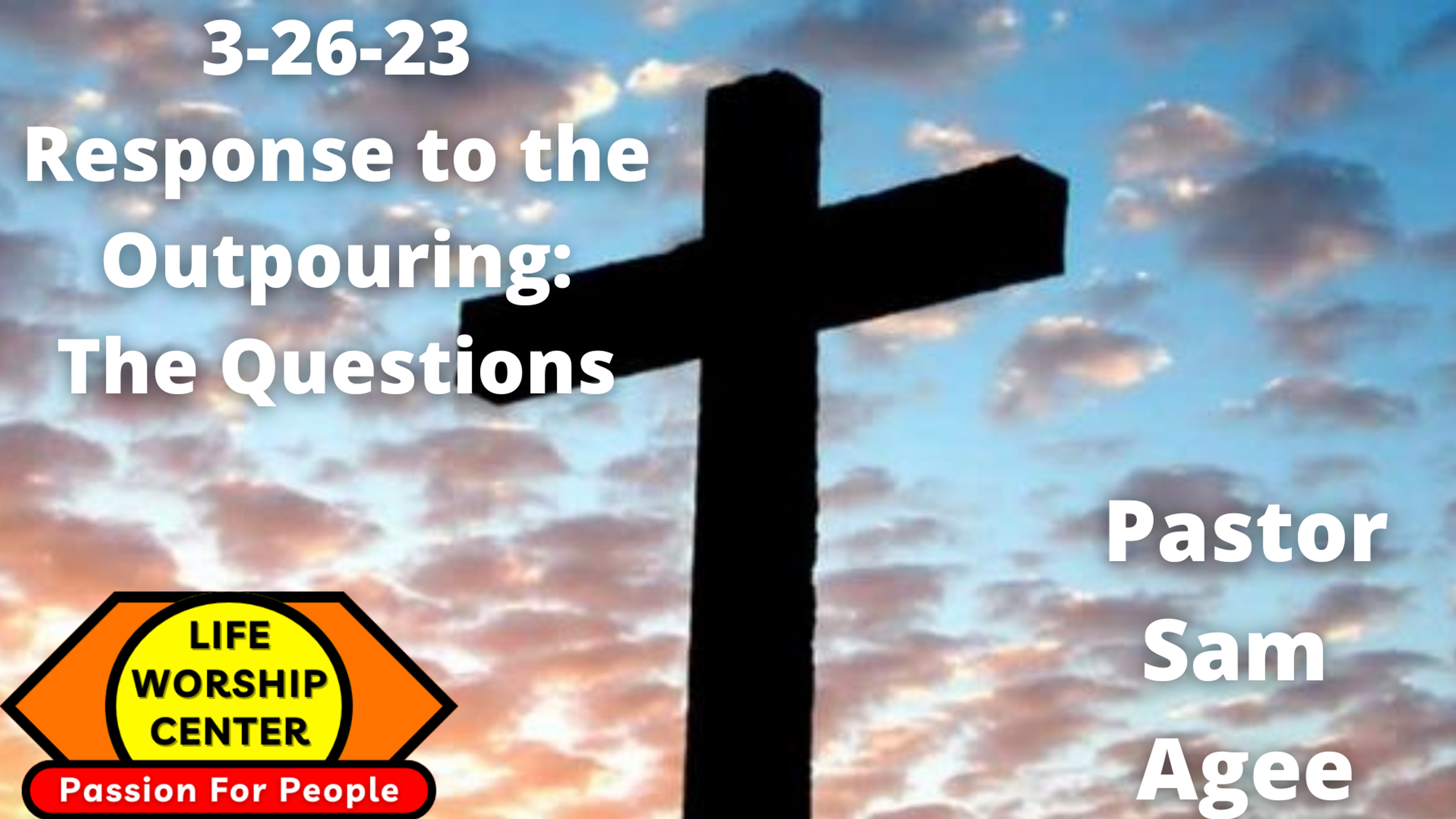 Response to the Outpouring: The Questions